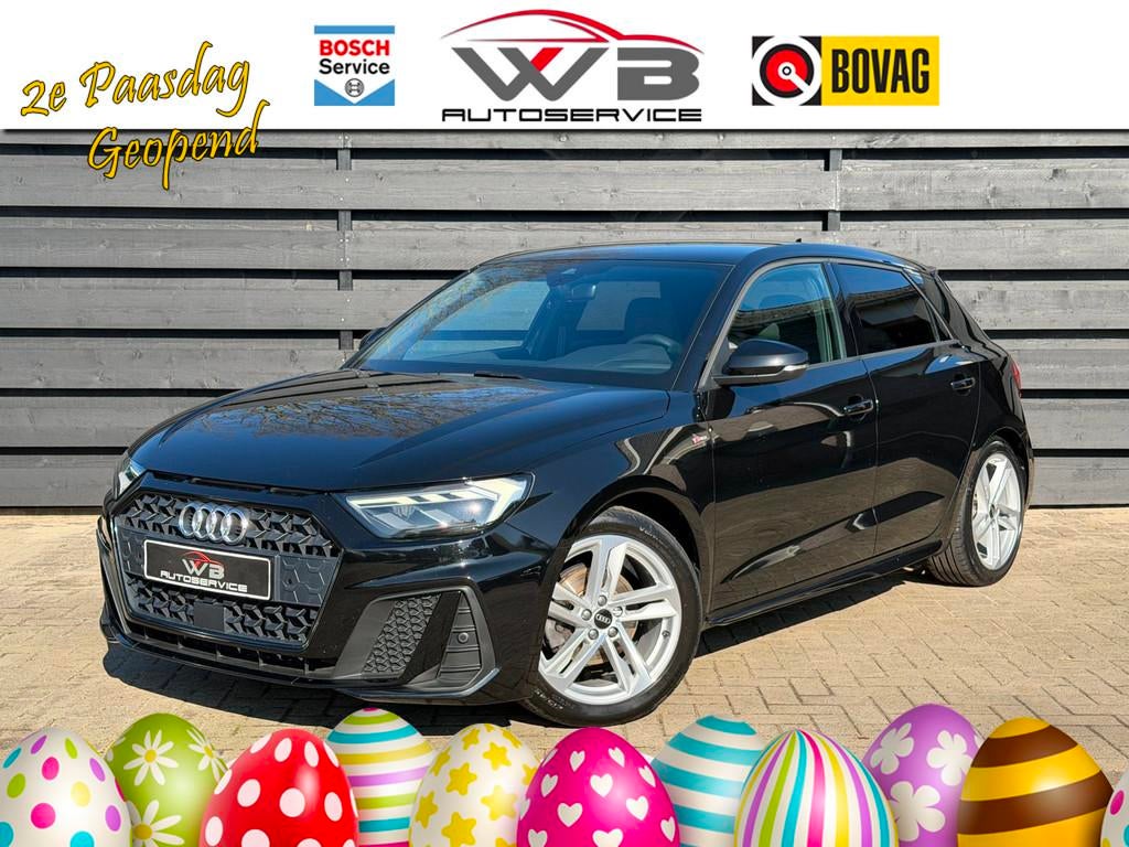 Audi A1 Sportback 35 TFSI S Line I Virtual I Carplay I Lane-, Stof, Zwart, 4 cilinders, 150 pk