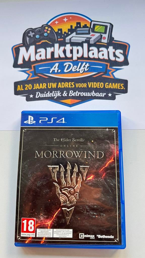 Elder Scrolls Online - Morrowind voor PS4, Online, Gebruikt, Vanaf 18 jaar, 1 speler