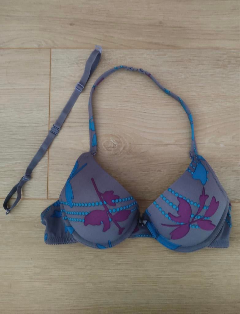 Elbrina - BH push-up (halter) paars - mt 70a, Kleding | Dames, Ondergoed en Lingerie, Elbrina, Verzenden, Paars, BH