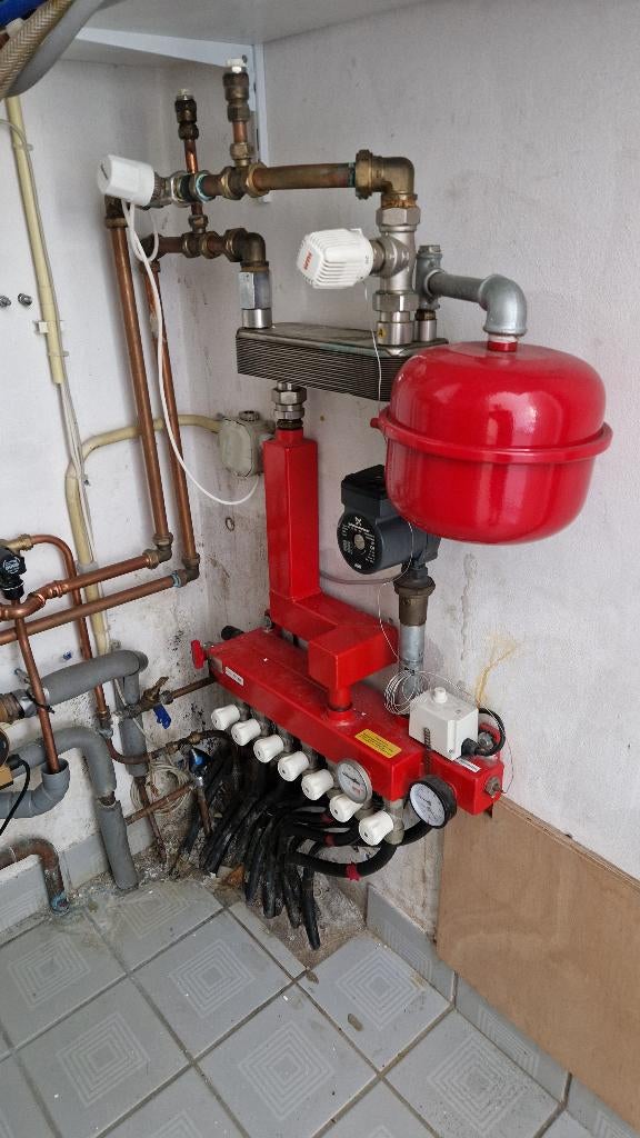 WTW Vloerverwarming verdeler ( 634 ), Ophalen, Gebruikt, Minder dan 30 cm, Overige typen