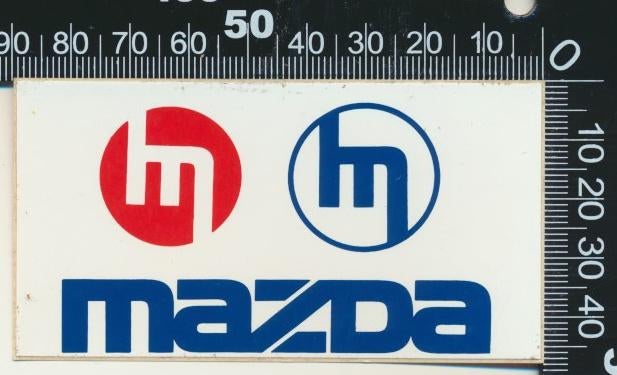 Sticker: Mazda (1), Ophalen of Verzenden, Zo goed als nieuw, Auto of Motor