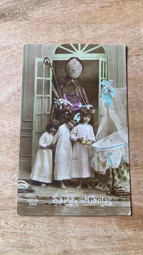 Oude ansichtkaart Sinterklaas ZED 532 Saint Nicolas, Ophalen of Verzenden, 1920 tot 1940, Gelopen