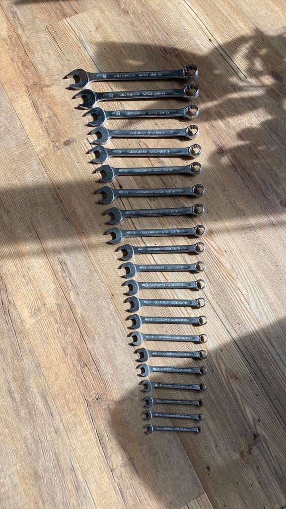 Stahlwille 20 delige steek/ringsleutelset openbox 13 7-32mm, Ophalen of Verzenden, Zo goed als nieuw