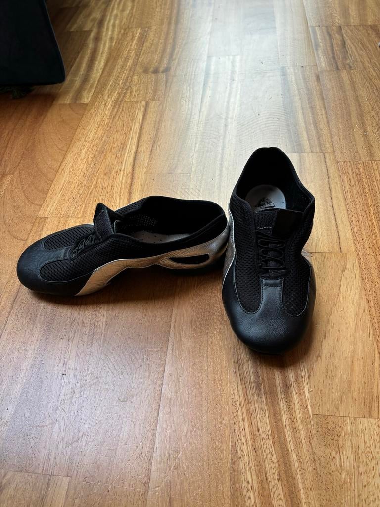 Bloch Jazz dansschoenen - Zwart/Zilver - Maat 36, Ophalen of Verzenden, Zo goed als nieuw, Schoenen