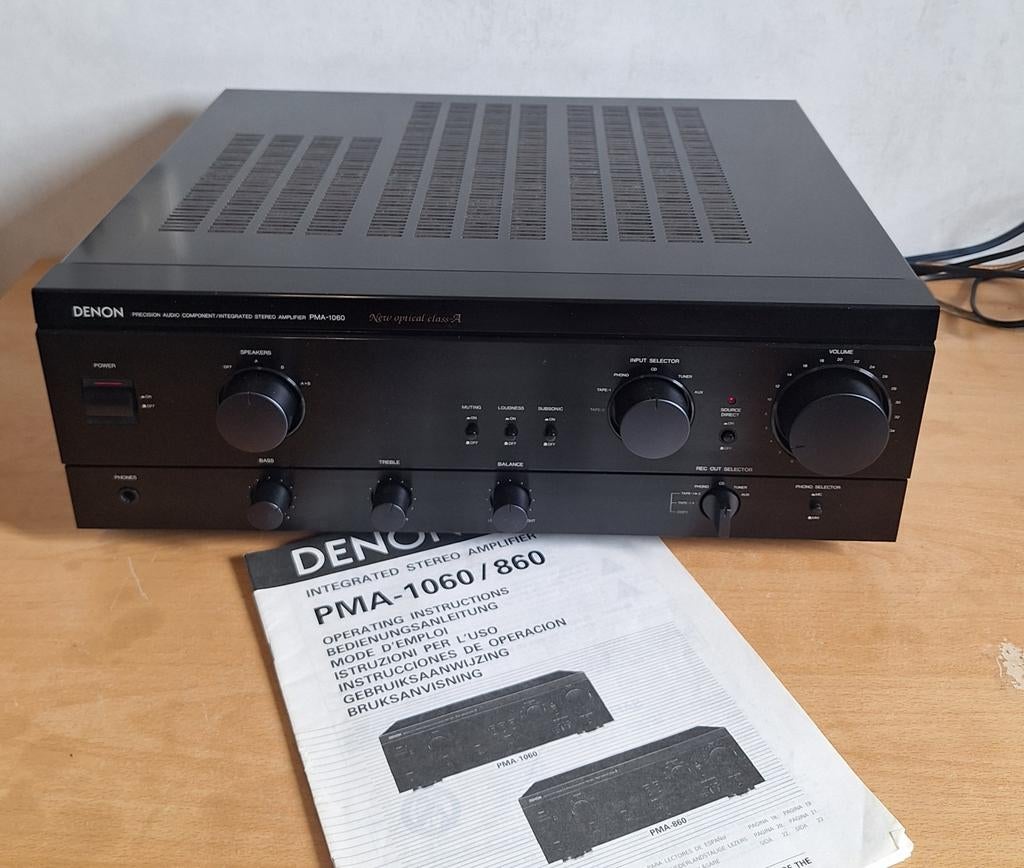 Denon PMA-1060 Versterker - Nette staat met handleiding, Denon, Ophalen of Verzenden, Zo goed als nieuw, 120 watt of meer