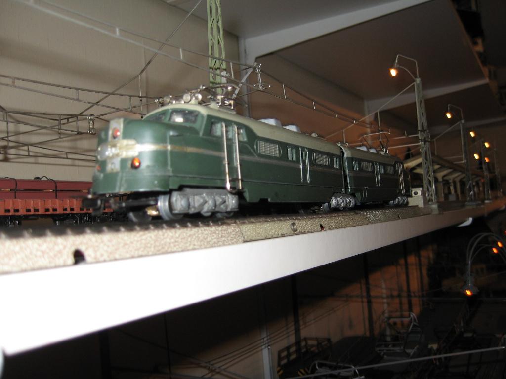 MARKLIN DL 800 Zware metalen 2 delige USA loc uit 1949-54, Wisselstroom, Gebruikt, Locomotief, Ophalen of Verzenden