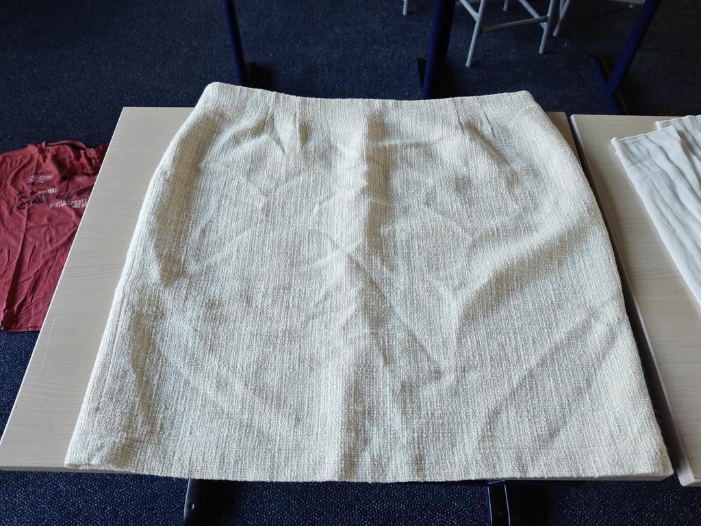 Promiss rok maat 48, zo goed als nieuw, Kleding | Dames, Rokken, Ophalen, Promiss, Beige, Maat 46/48 (XL) of groter