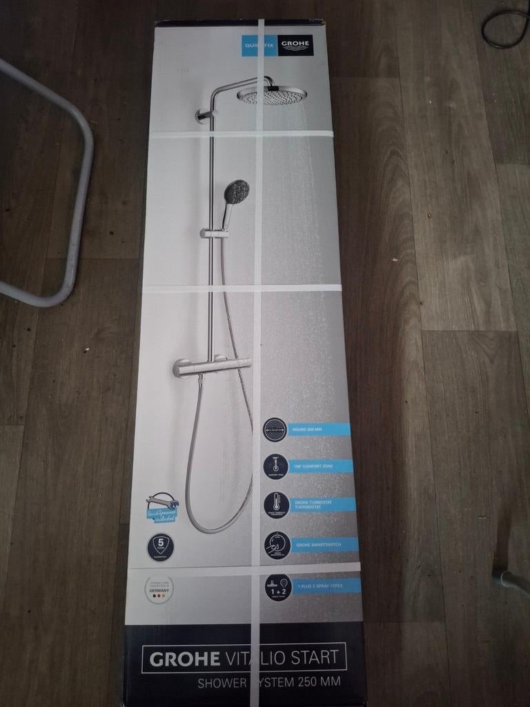 Grohe Vitalio Start 250mm doucheset met thermostaatkraan, Ophalen of Verzenden, Nieuw, Douche