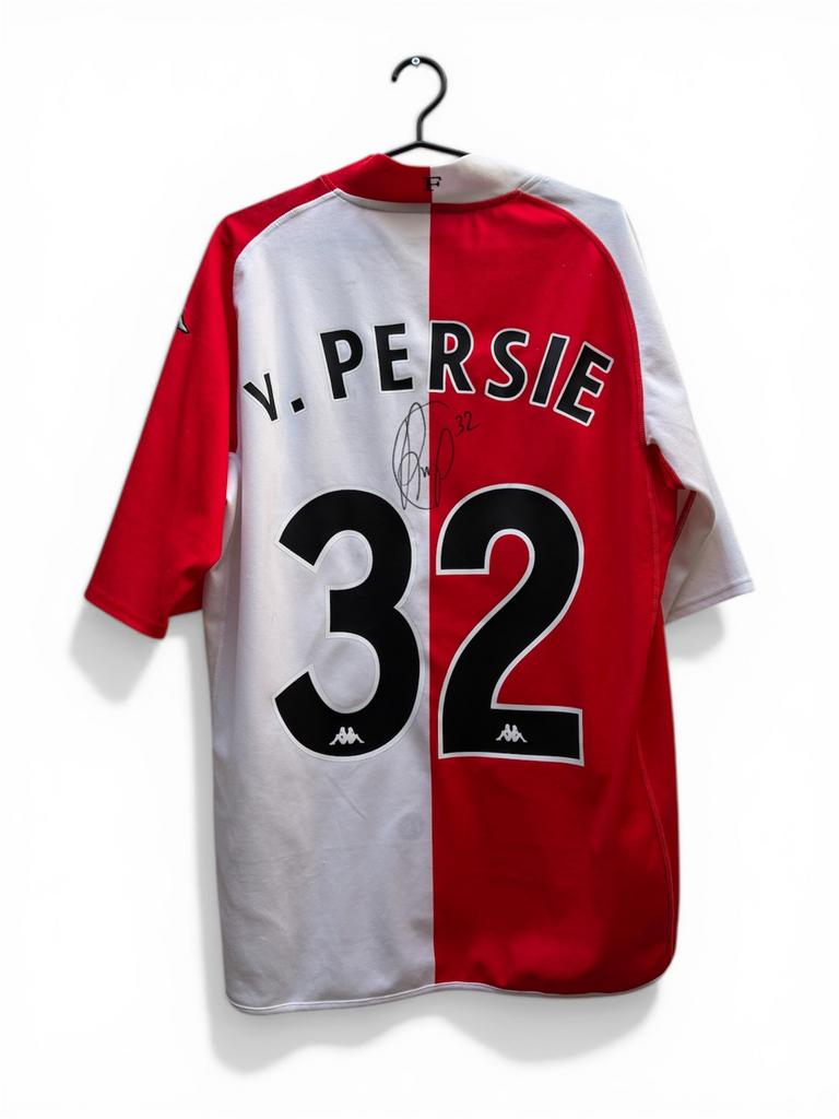 Van Persie gesigneerd - Feyenoord 2003-2004 shirt, Maat XL, Verzenden, Zo goed als nieuw, Shirt