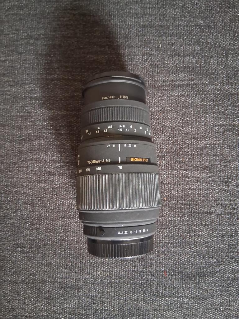 Sigma 70-300mm f/4-5.6 DG Macro, Ophalen of Verzenden, Gebruikt, Telelens, Zoom