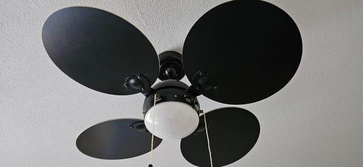 Jan de Bouvrie Plafondventilator, Ophalen of Verzenden, Gebruikt, Metaal, Modern