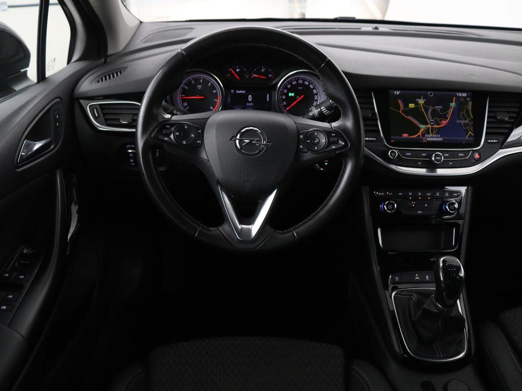 Opel Astra 1.0 Turbo Executive | Camera | Carplay | Half led, Stof, Gebruikt, Blauw, 610 kg