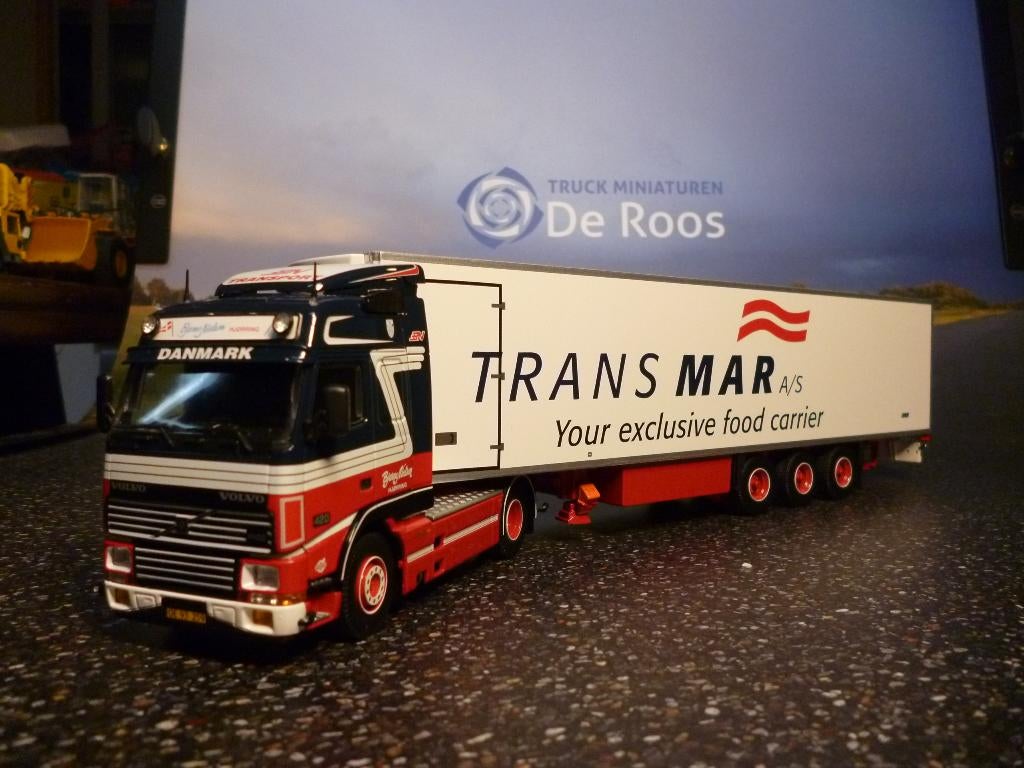 Tekno Volvo FH12 Bjarne Nielsen met certificaat, Ophalen of Verzenden, Nieuw, Bus of Vrachtwagen, Tekno