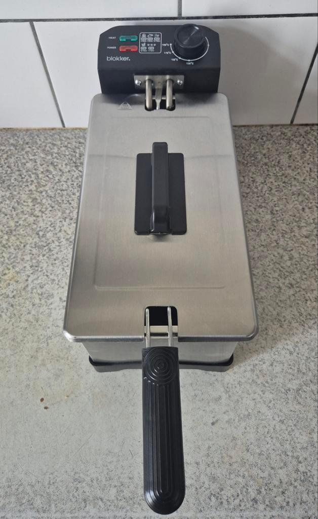 Blokker BL-91002 Frituurpan, Witgoed en Apparatuur, Frituurpannen, 3 tot 4 liter, Ophalen of Verzenden, Zo goed als nieuw, Uitneembare binnenpan