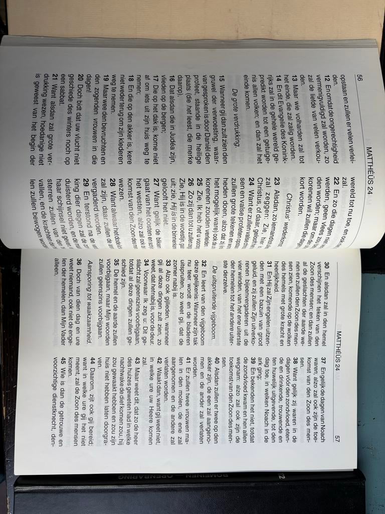 Bijbel Nieuwe Testament in Grootletter (2 delen), Ophalen