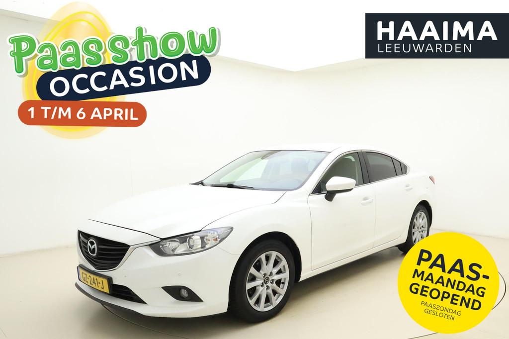 Mazda 6 2.0 TS | Navigatie | Trekhaak (1.300KG trekgewicht ), Auto's, Voorwielaandrijving, Stof, Gebruikt, 4 cilinders