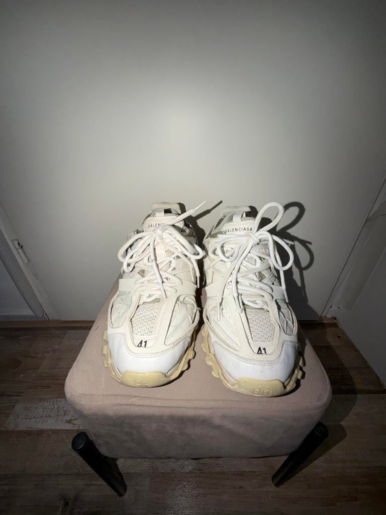 Balenciaga Track Sneakers - Maat 41, Kleding | Heren, Schoenen, Ophalen of Verzenden, Gedragen, Wit, Sneakers of Gympen