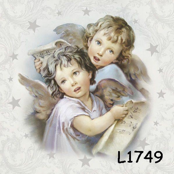 Servetten decoupage/bullet journal * engeltjes L1749, Verzenden, Nieuw, Materiaal