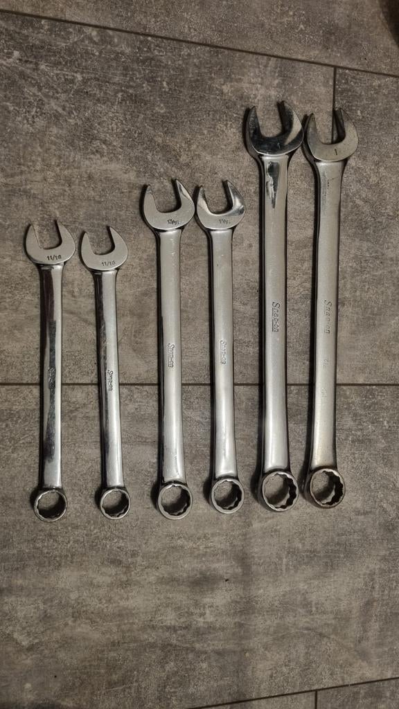 Snap-on steeksleutels set van 6, Doe-het-zelf en Verbouw, Gereedschap | Handgereedschap, Ophalen of Verzenden