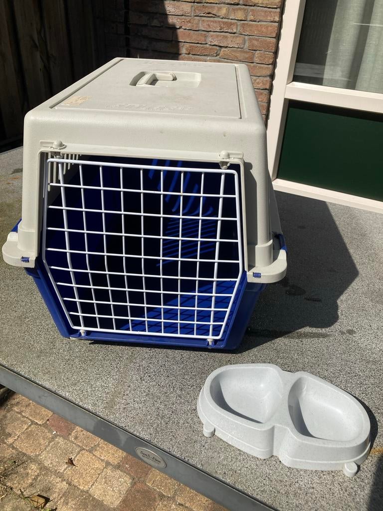 Reiskooi voor een flinke kat - demontabel, Ophalen, Gebruikt