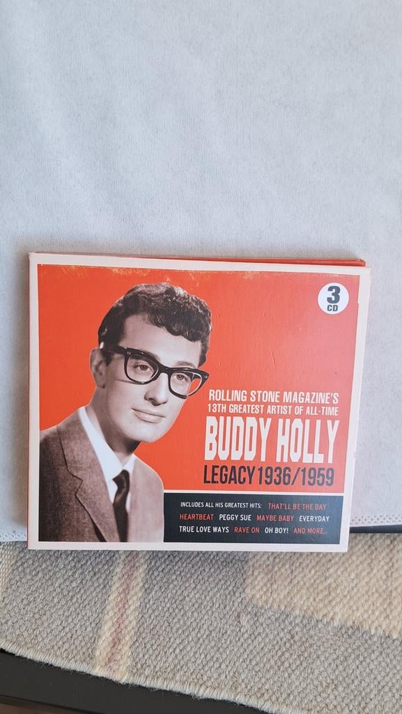 3 cd box.  BUDDY HOLLY   legacy 1936/1959, Ophalen of Verzenden, 1960 tot 1980, Zo goed als nieuw, Boxset