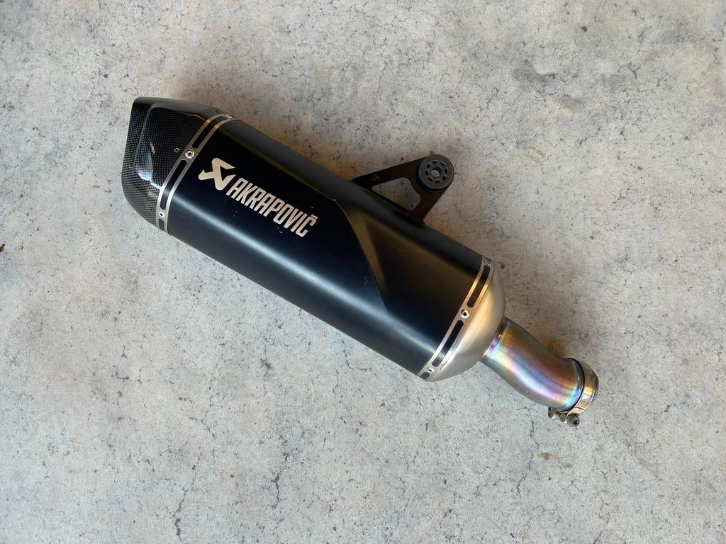 BMW R 1200 1250 GS GSA Akrapovic Titanium Zwart uitlaat, Ophalen of Verzenden, Gebruikt