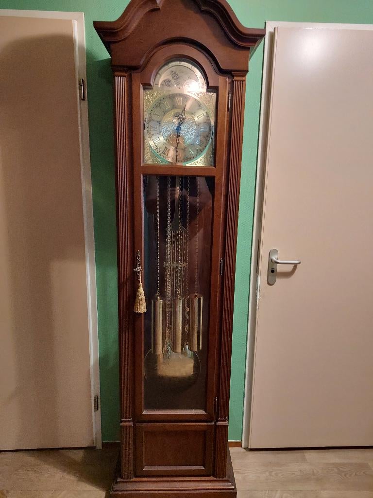 STAANDE KLOK kieninger exclusief model 3 melodieen, Antiek en Kunst, Antiek | Klokken, Ophalen