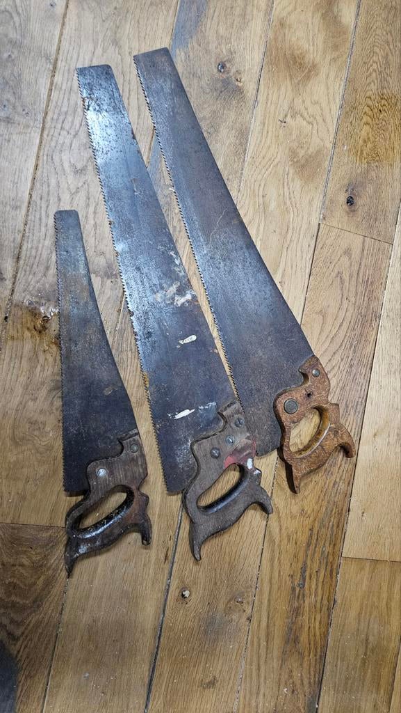 3 oude zagen, Antiek en Kunst, Ophalen of Verzenden