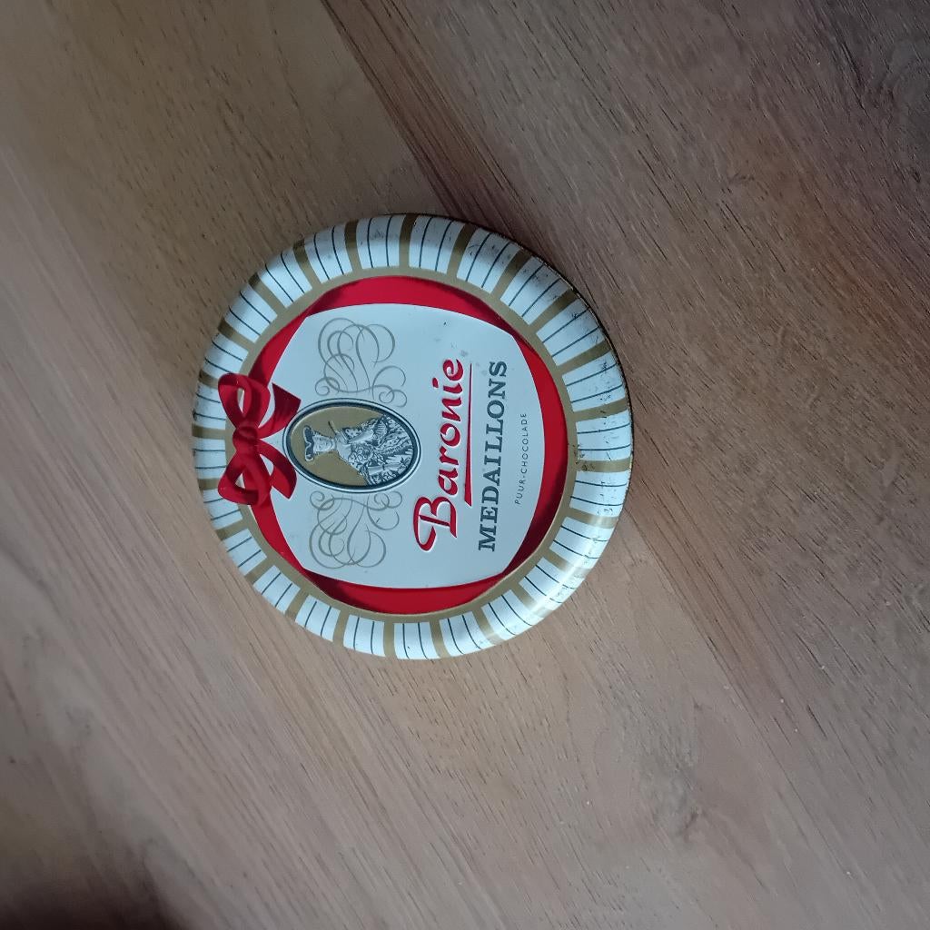 Blikken doosje Baronie, Ophalen of Verzenden, Gebruikt, Overige