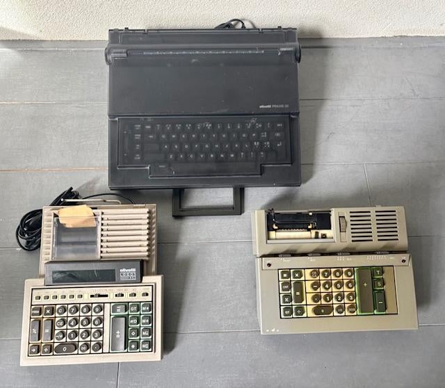 Mario Bellini Olivetti Calculators 3x, Antiek en Kunst, Ophalen of Verzenden