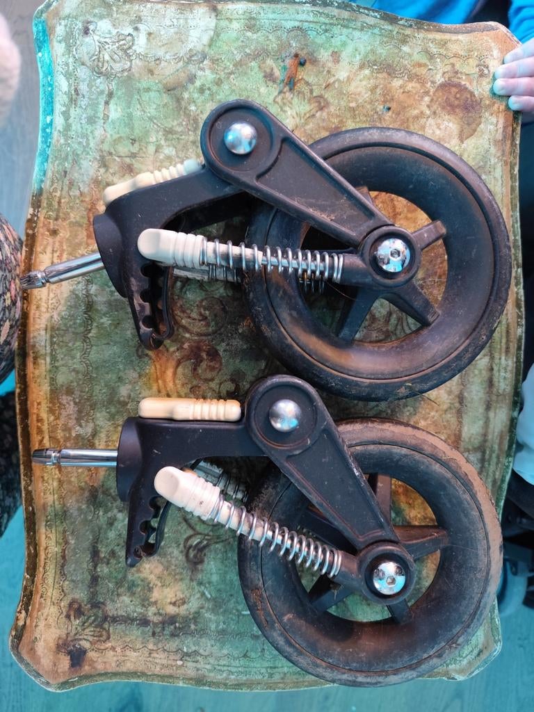 Bugaboo voorwielen. Nog perfect voor een volgende ronde., Ophalen, Zo goed als nieuw, Combiwagen, Bugaboo