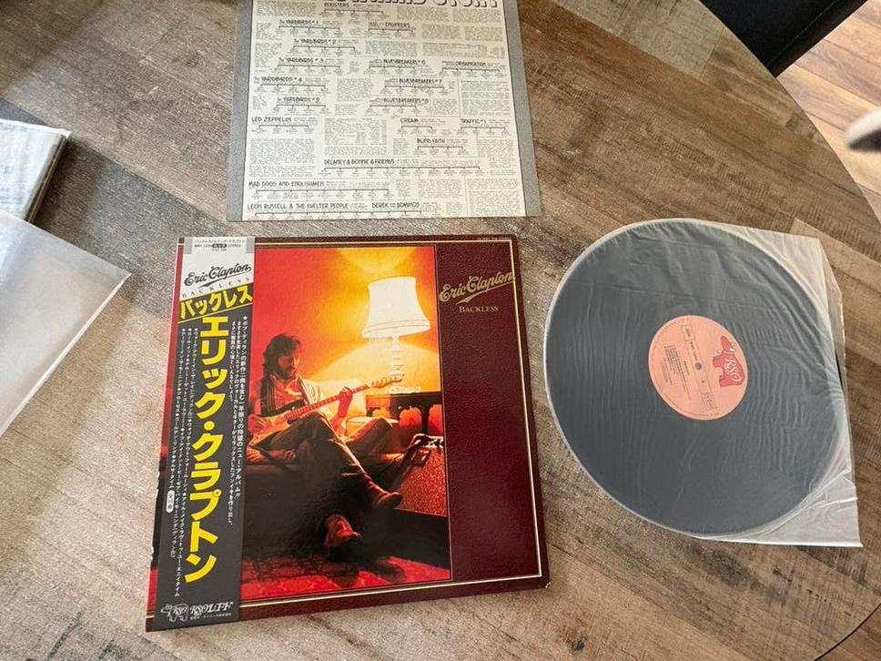 Eric Clapton - Backless (Japan), Ophalen of Verzenden, Zo goed als nieuw, 12 inch, Poprock