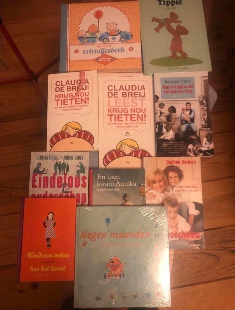 Grote collectie boeken over zwangerschap en ouderschap, Ophalen of Verzenden, Gelezen, Zwangerschap en Bevalling