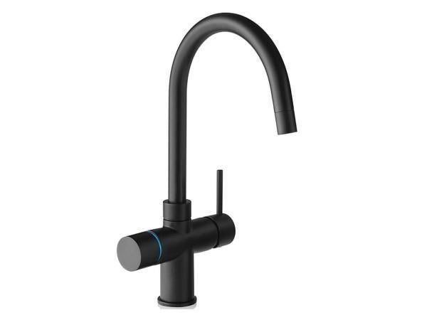 Franke Touch round black (3-in-1 kokend water kraan), Minder dan 50 cm, Zwart, Franke 1, Nieuw