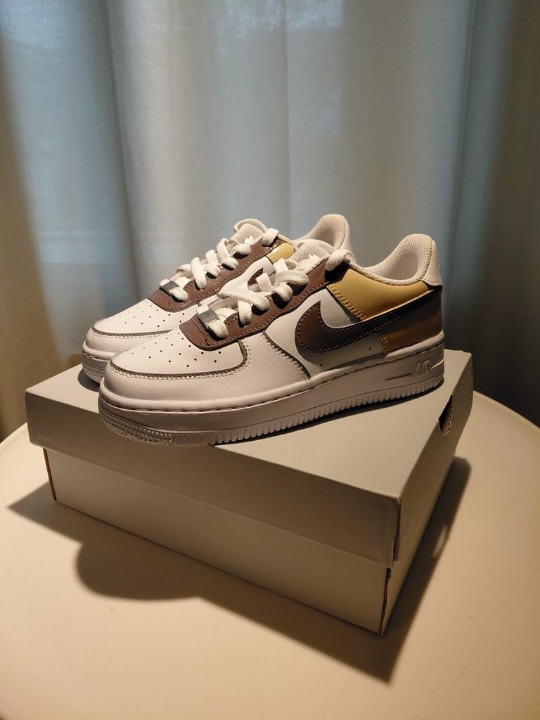 Nike Air Force 1 Custom, Wit, Nieuw, Ophalen of Verzenden, Sneakers of Gympen