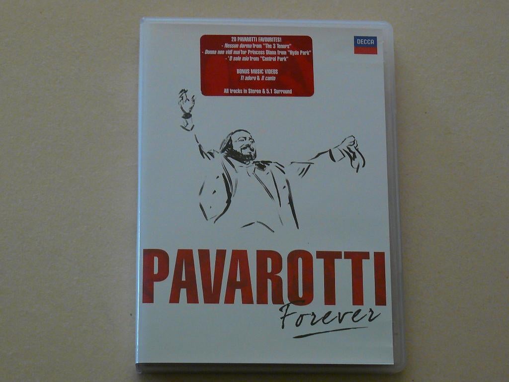 DVD Pavarotti - Forever, Cd's en Dvd's, Dvd's | Muziek en Concerten, Alle leeftijden, Verzenden, Gebruikt