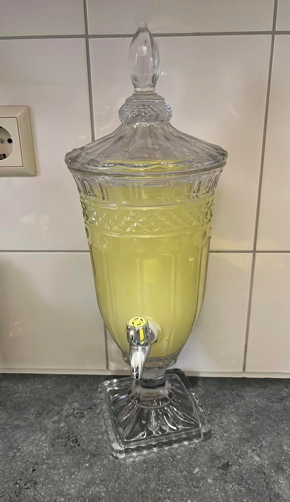 Limonade en verschillend (grote kraan glas ), Ophalen, Zo goed als nieuw