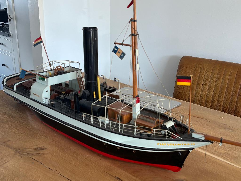 STOOMSLEEPBOOT FIAT VOLUNTAS 15, Ophalen, Gebruikt, 1:32 tot 1:50, Overige merken