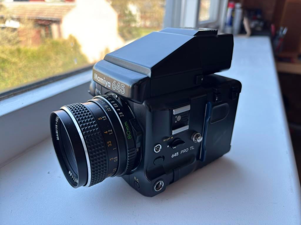 Schitterende Mamiya m645 Pro TL, Ophalen, Zo goed als nieuw, Spiegelreflex, Overige Merken