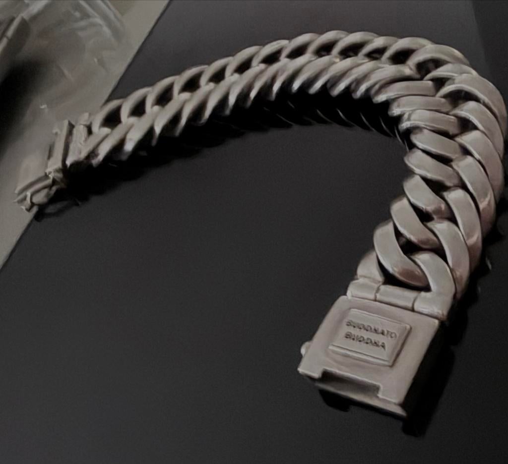 Zilveren Buddha to Buddha armband, Ophalen of Verzenden, Gebruikt, Zilver