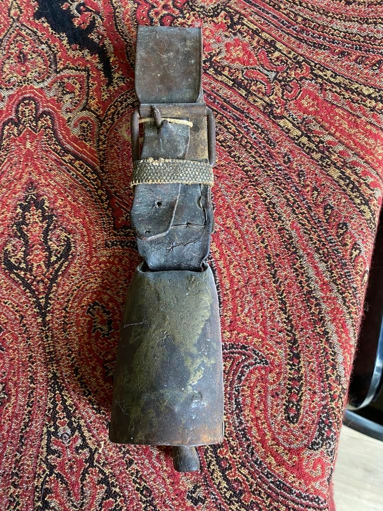 Antieke bel geitenbel koeienbel geiten, Ophalen of Verzenden