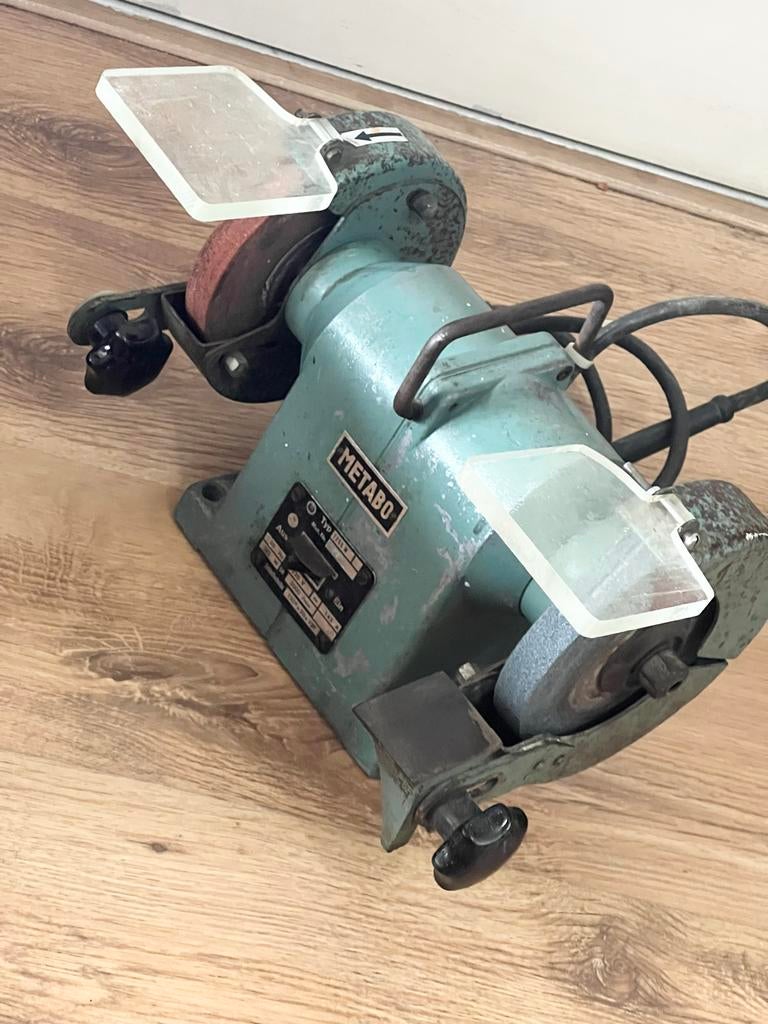 Metabo Werkbankslijpmachine Typ 7255 W - Gebruikt, Ophalen of Verzenden, Gebruikt, Minder dan 700 watt, Werkbankslijpmachine