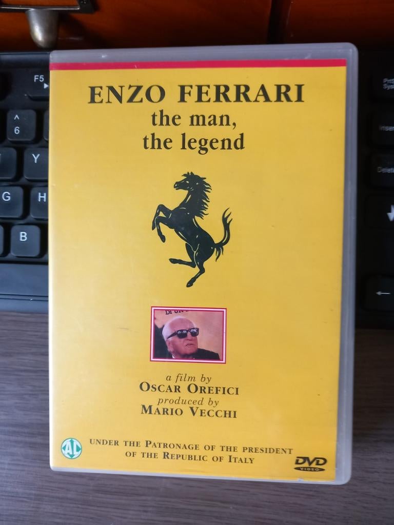 Enzo Ferrari: The Man, The Legend DVD - Documentaire, Alle leeftijden, Ophalen of Verzenden, Gebruikt