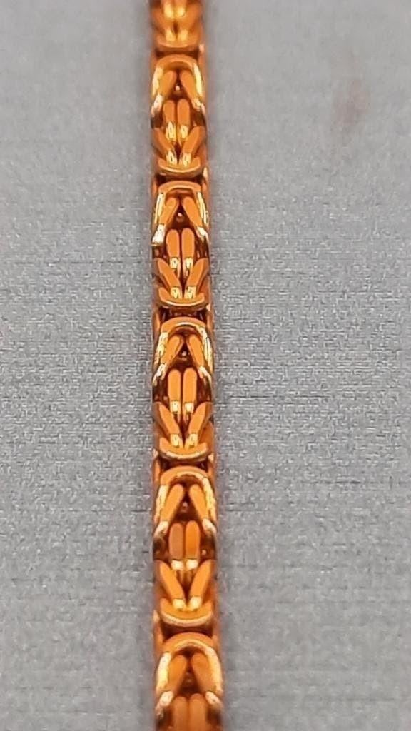 gouden Konings armband 14kt, Www.bredajuwelier.nl, Nieuw, Ophalen of Verzenden, Www.bredajuwelier.nl