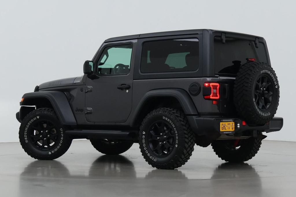 Jeep Wrangler 3.6T Willy's | Automaat | Trekhaak | Camera |, Auto's, Automaat, Stof, Cabriolet, 4 stoelen