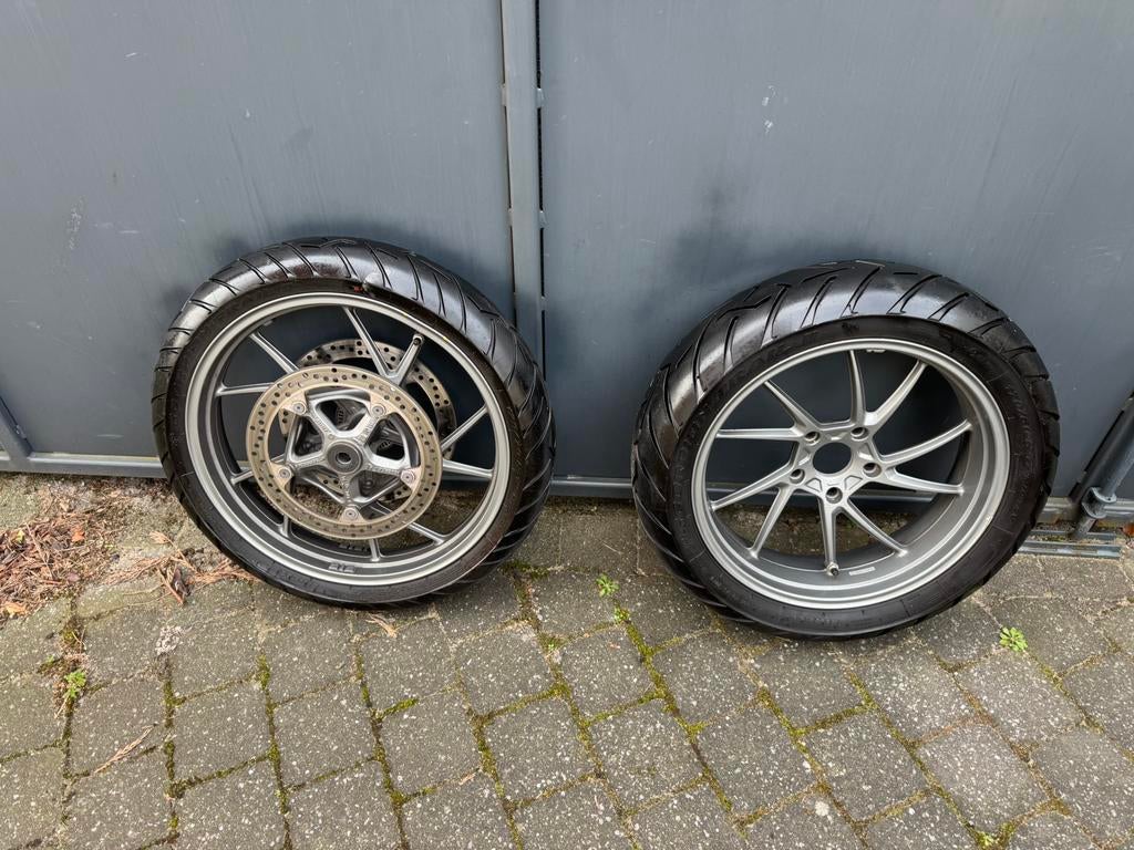 BMW R1200GS complete set wielen nieuwe banden,abs ring!!!, Toermotor