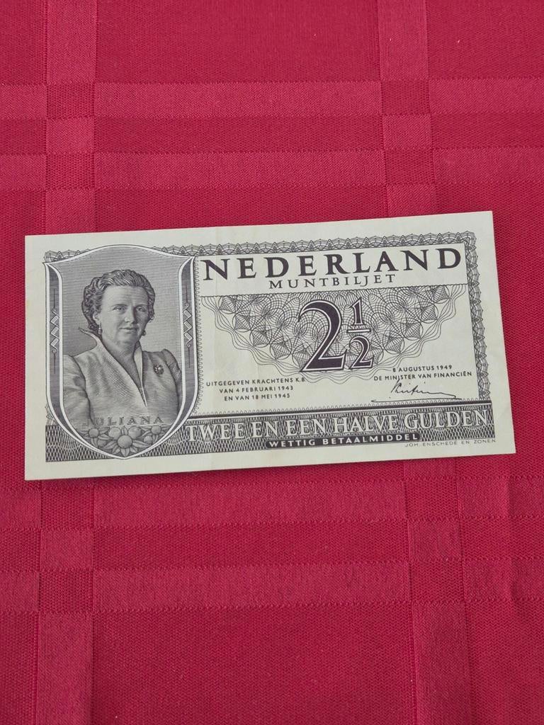 Prachtig twee gulden biljet 1949, Ophalen of Verzenden