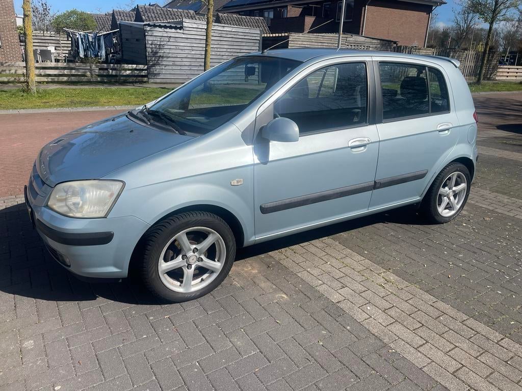 Hyundai Getz 1.3 5DRS 2003 Blauw, Voorwielaandrijving, 40 €/maand, 4 cilinders, Blauw