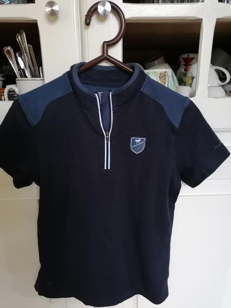 Paardrij Polo decathlon maat 134, Dieren en Toebehoren, Paardrijkleding, Ophalen, Zo goed als nieuw, Dressuur, Bovenkleding