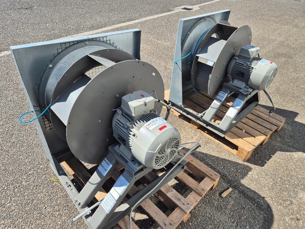 Industriële ventilator afzuiging Siemens / Alko 380v ( 323 ), Doe-het-zelf en Verbouw, Ventilatie en Afzuiging, Ophalen, Ventilator